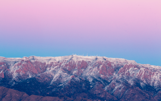 Burque Striped Sunset