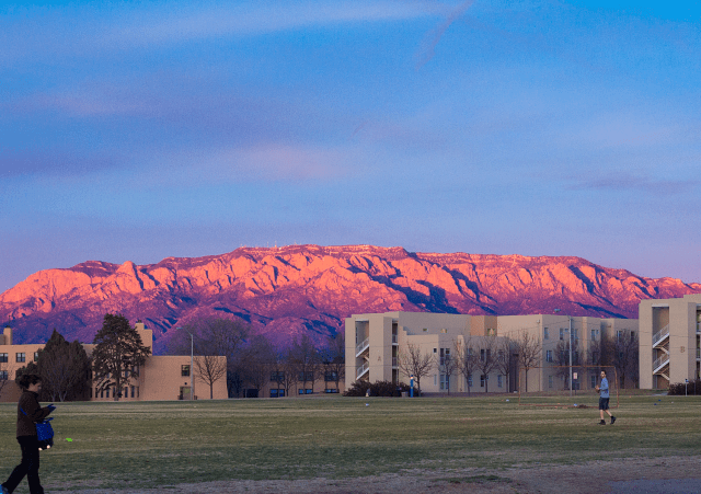 Sandia Mountains from UNM