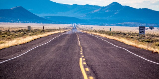 The call of the open road, the dusty highway...